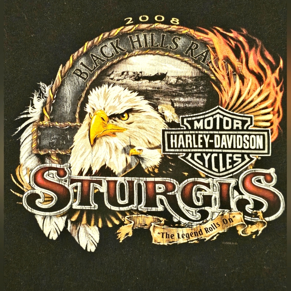 Sleeveless Harley-Davidson T-Shirt in L. STURGIS - Picture 3 of 5